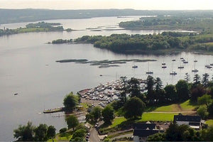 Aerial view of Lough Derg East Clare