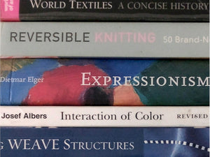 Books for inspiration and designing scarves