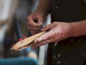 Shuttle hattersley domestic looms weaving Ireland