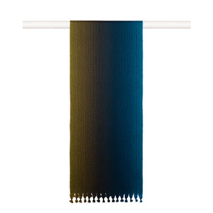 Cosmo Woven Scarf in Peacock Colourway