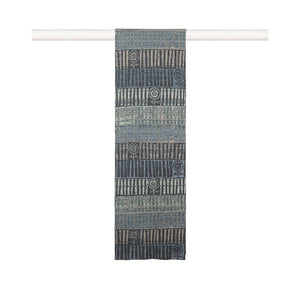 Ginny Cotton and Silk scarf in Broken Slate Colourway