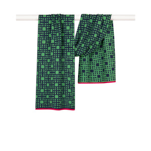 Gridlock Scarf in Oasis Colourway
