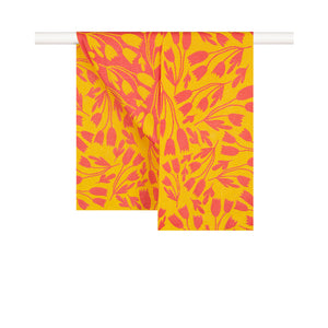 Lilou Silk & Cotton Scarf in Gobstopper Colourway