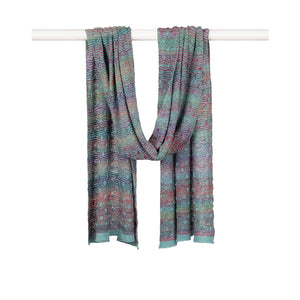 Alpaca Merino Milky Way Scarf in Wonder Colourway